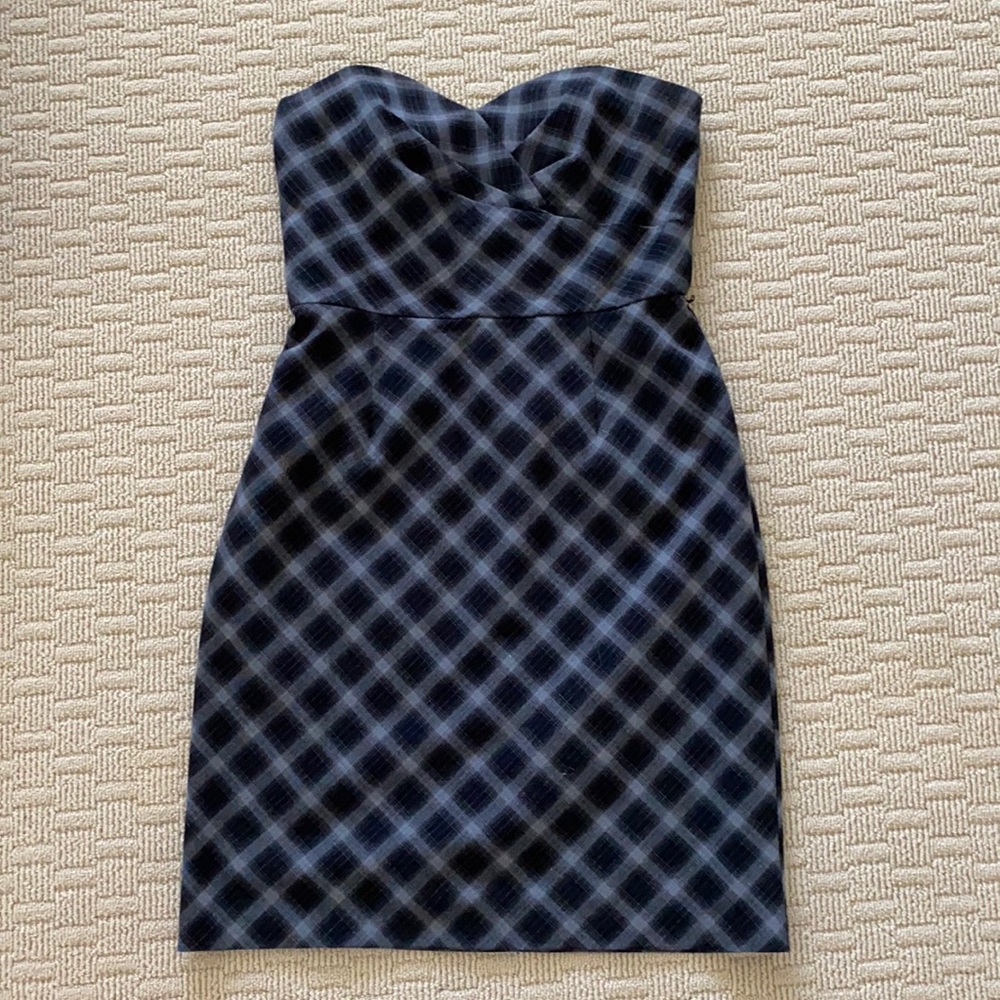 Flattering black and gray dress